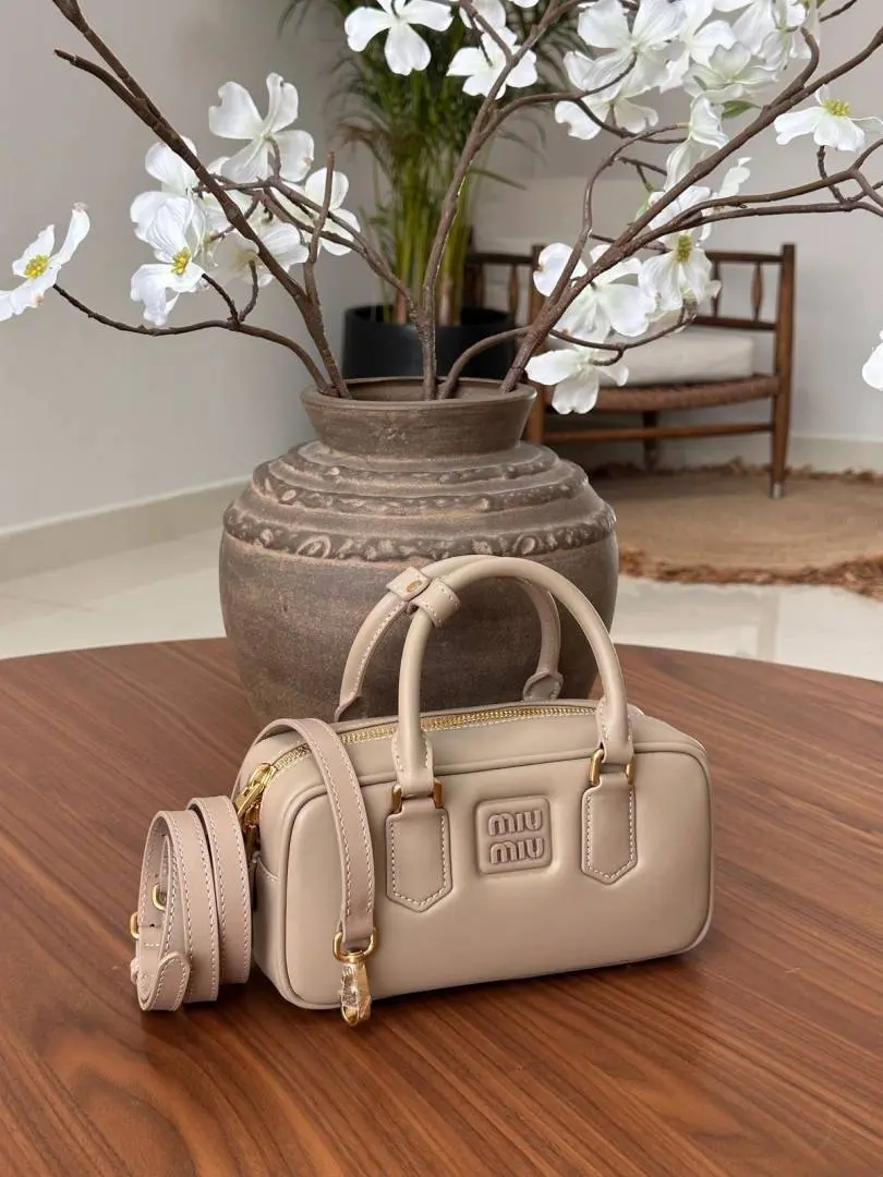 Miu Miu Arcadie Beige With Original Packaging