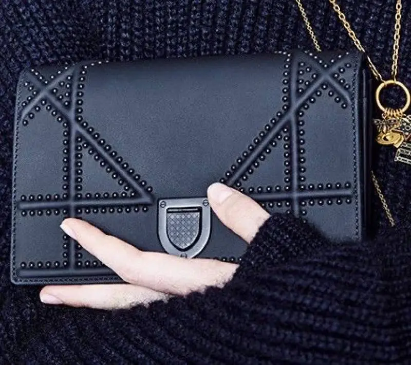 Dior Dioorama Matte Black Shoulder Bag With OriginalBox & DustCover Packing - Image 3