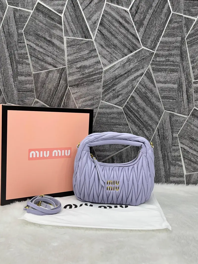 Miu Miu Matelasse Hobo Bag With Original Box Packing