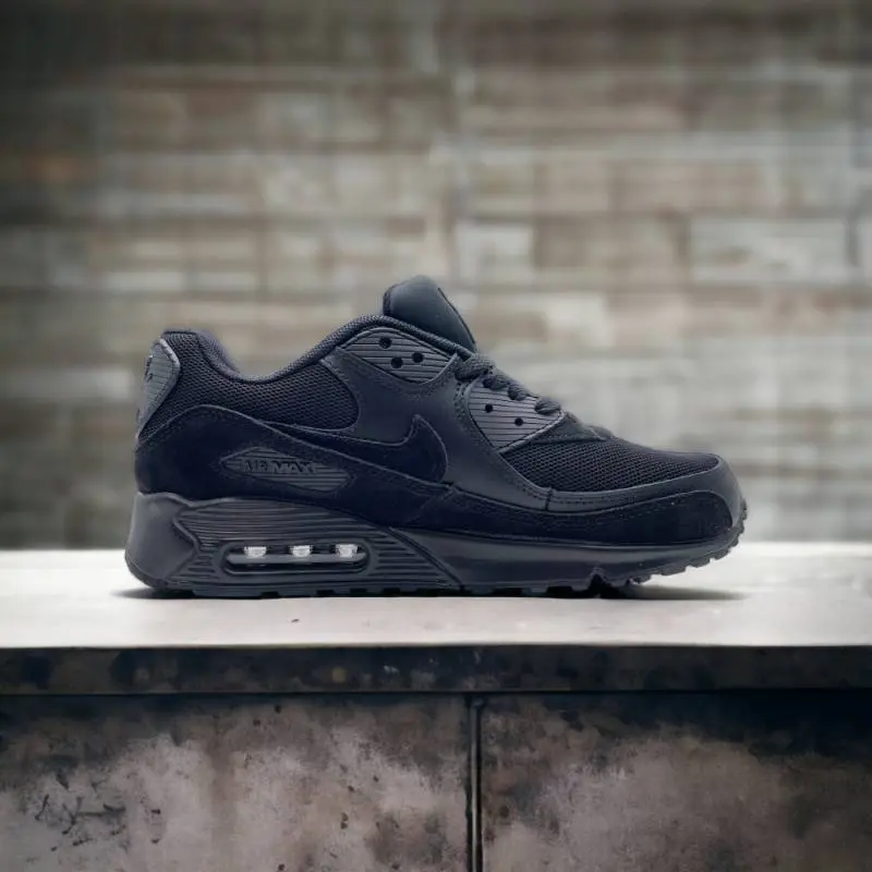 Nike Airmax 90 Tripple Black - Image 3