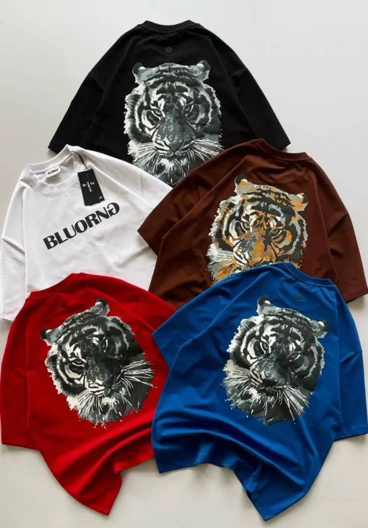 Bluorang impoted Primium Tshirt Blue - Image 6