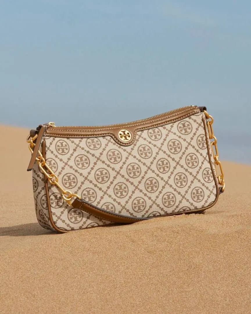 Toryy Burch Brown Studio Shoulder Crossbody Bag With OriginalBox & DustCover - Image 3