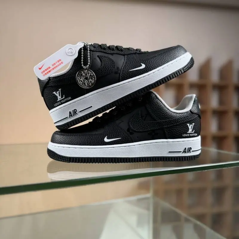 Nike Airforce 107 Low LV Monogram Eclipse Black sale - Image 2