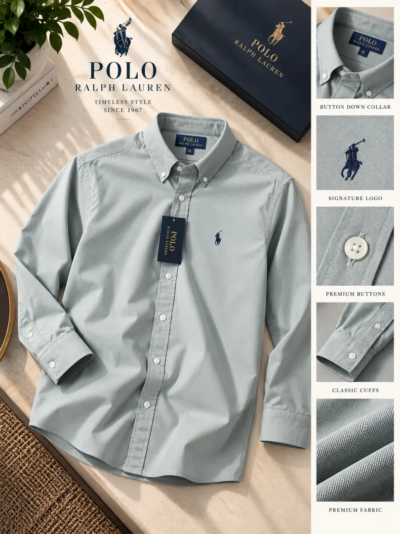 Ralph Lauren Premium Cotton Lycra Shirts 2567