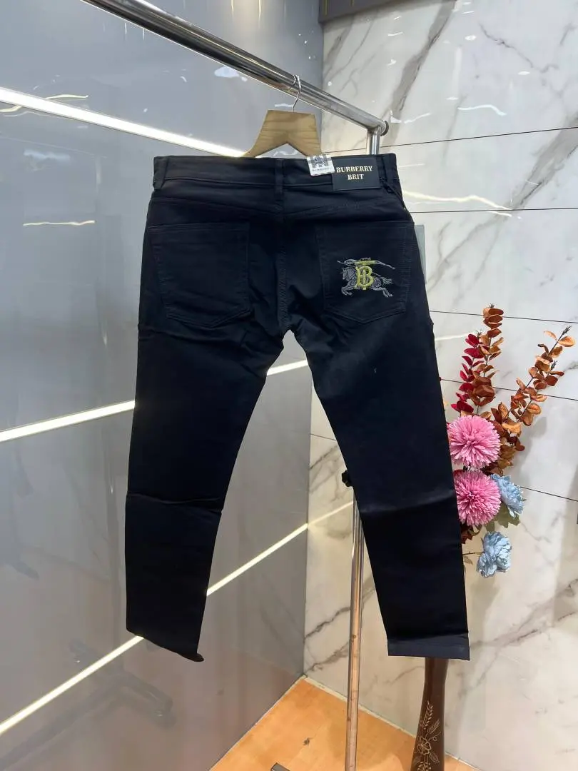 Burberry Black Regular fit Denim with back pocket Logo Sale Offer 3132 - Image 2