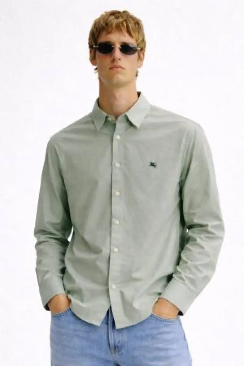 Burberry IMPORTED STORE ARTICLE SHIRT LIGHT GREEN