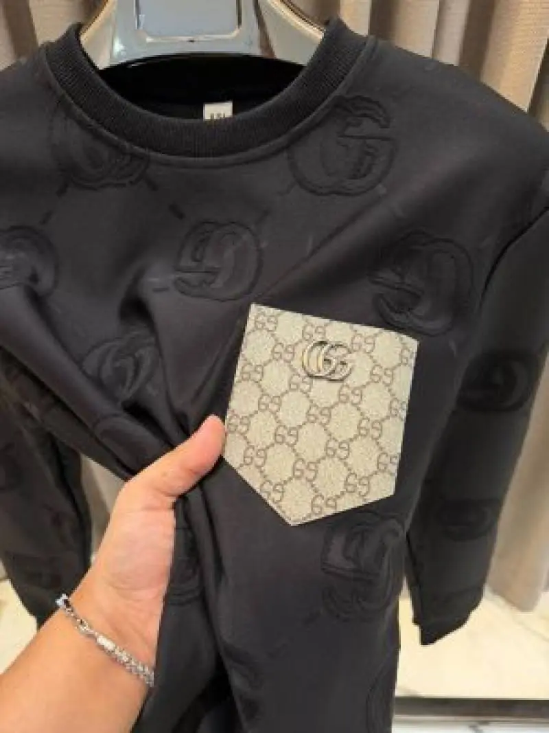 Gucci GG Full Monogram Sweatshirt Black - Image 2