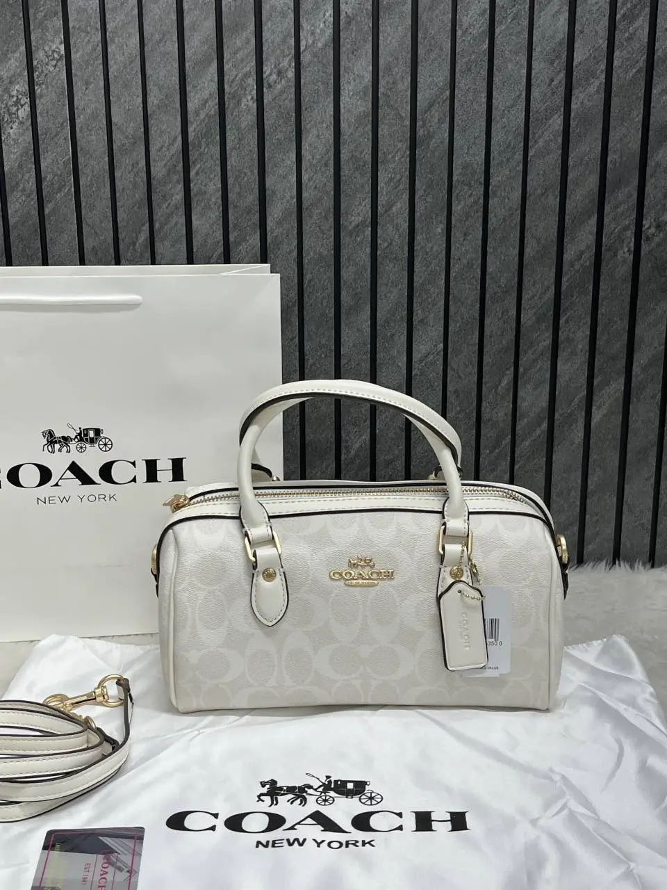Coach Rowan Long Satchel Bag With OriginalCarryBag DustCover