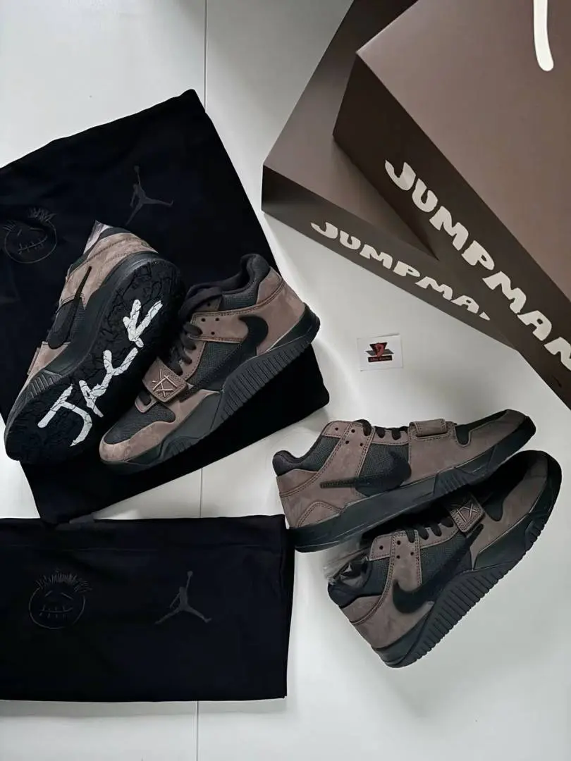 Travis Scott x Jordan Jumpman Jack TR Dark Mocha UA Quality - Image 5
