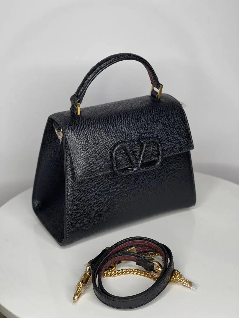 Valentynoo Black VSling TopHandle ShoulderBag With dustCover - Image 6