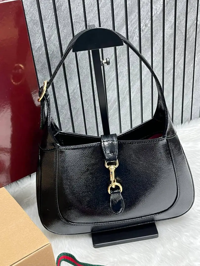Gucci Jackie 1955 Black Large ShoulderBag With DoubleBox Packing - Image 4
