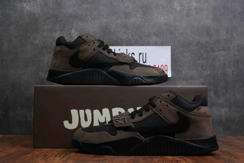 Travis Scott x Jordan Jumpman Jack TR Dark Mocha SEMI UA QUALITY - Image 4