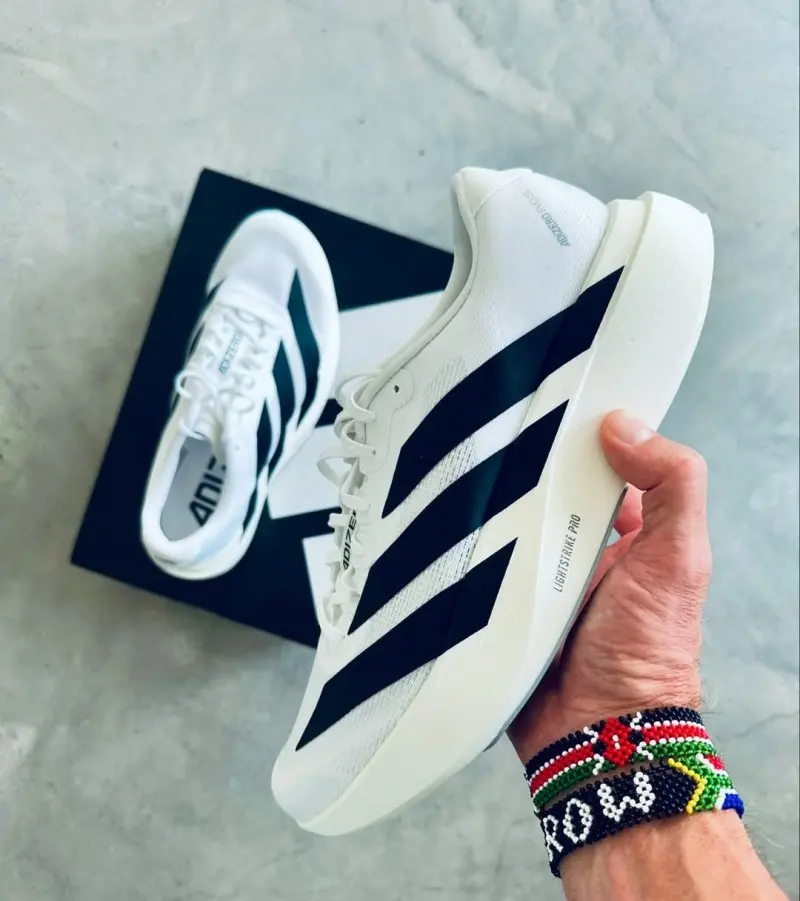 Adidas adizero evo sl core White Black - Image 8