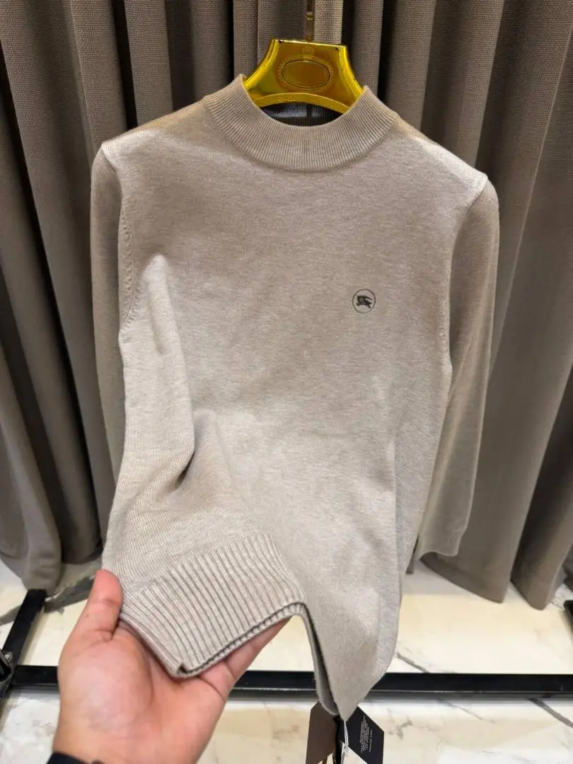 Burberry Chest Logo Sweatshirt Beige - Image 3