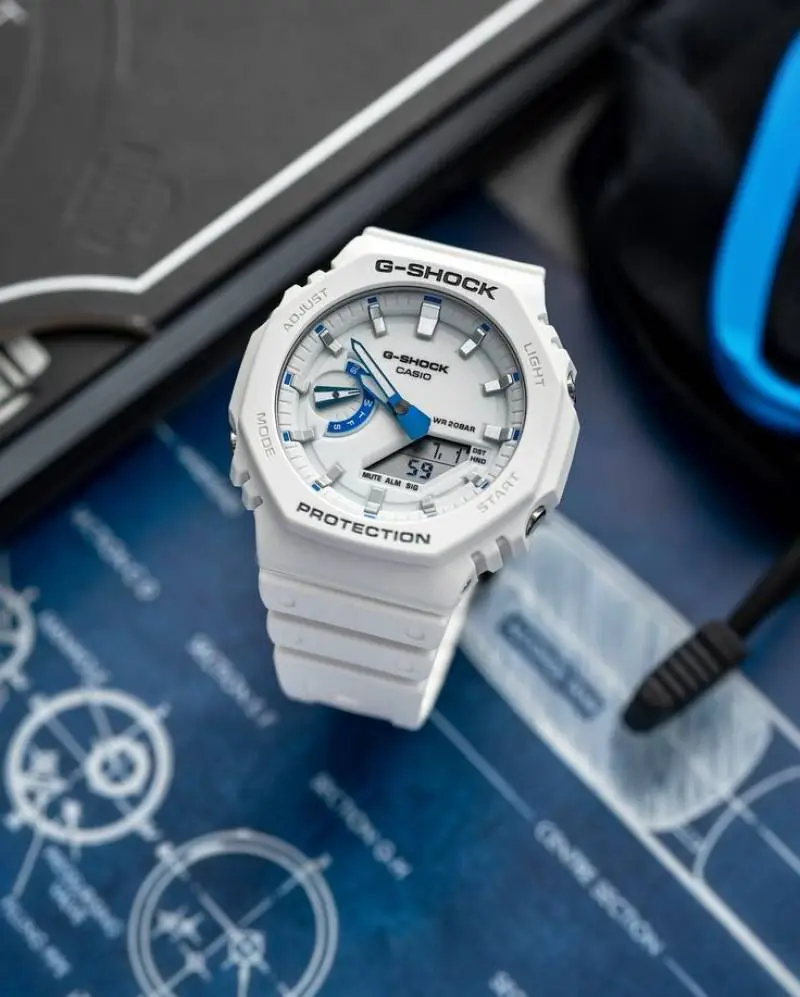 Casio G- Shock GA-2100HDS-7A white - Image 8