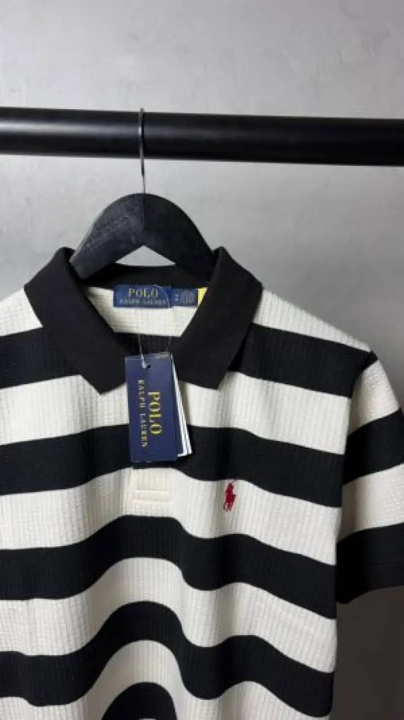 Ralph Laure n Premium Knit Striped Polo T-Shirt With OG Box Packaging 1466. Sale offer VS1000 - Image 2