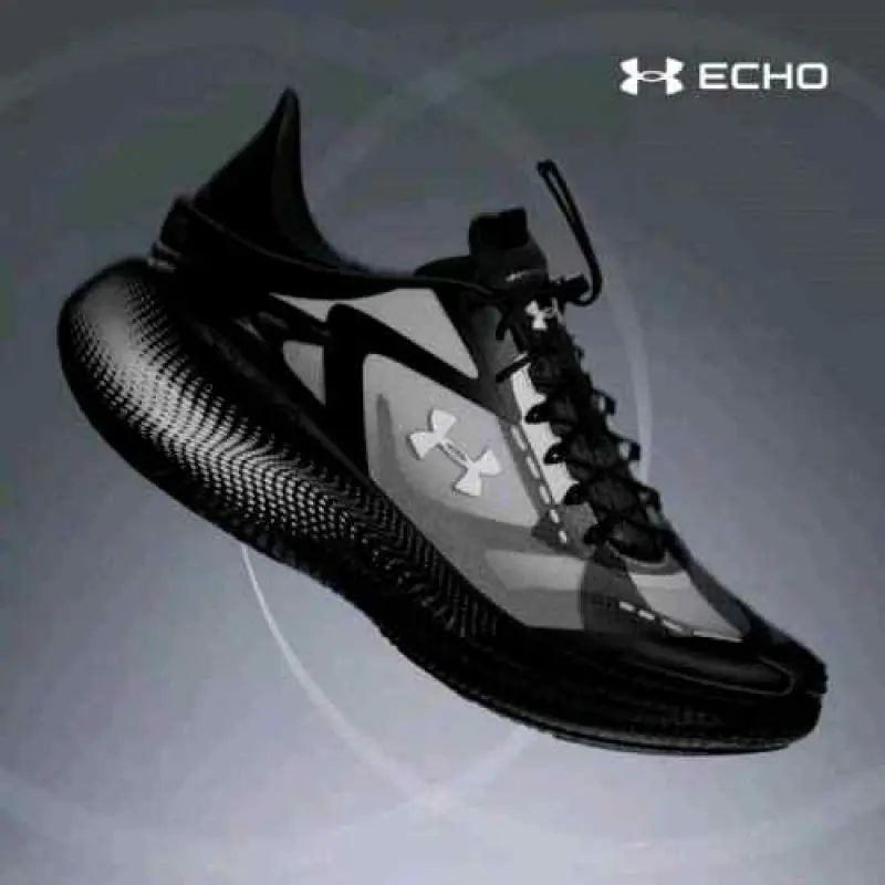 Underr Armour UA Echo SlipSpeed Black White - Image 2