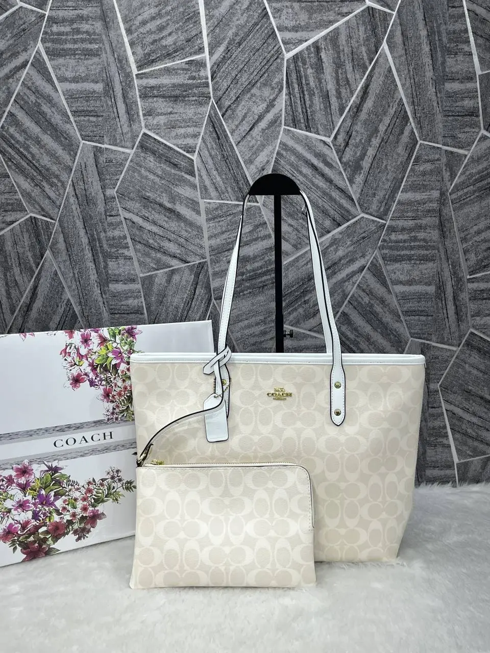 Coach City Tote With OriginalBox Wallet Premium