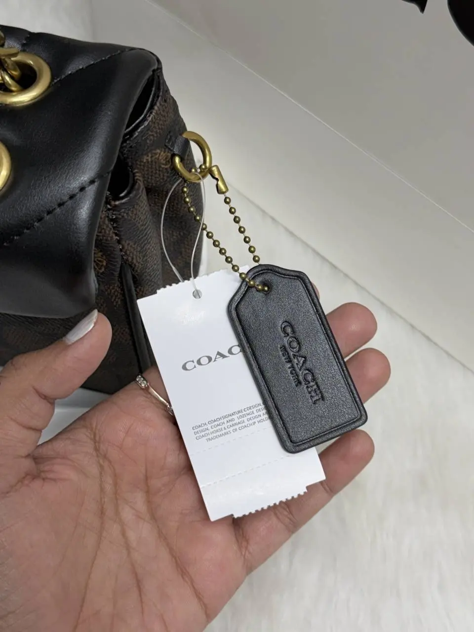 Coach Tabby 26 Quilted Highend Quality Coded With OriginalBox CarryBag Premium - Image 3