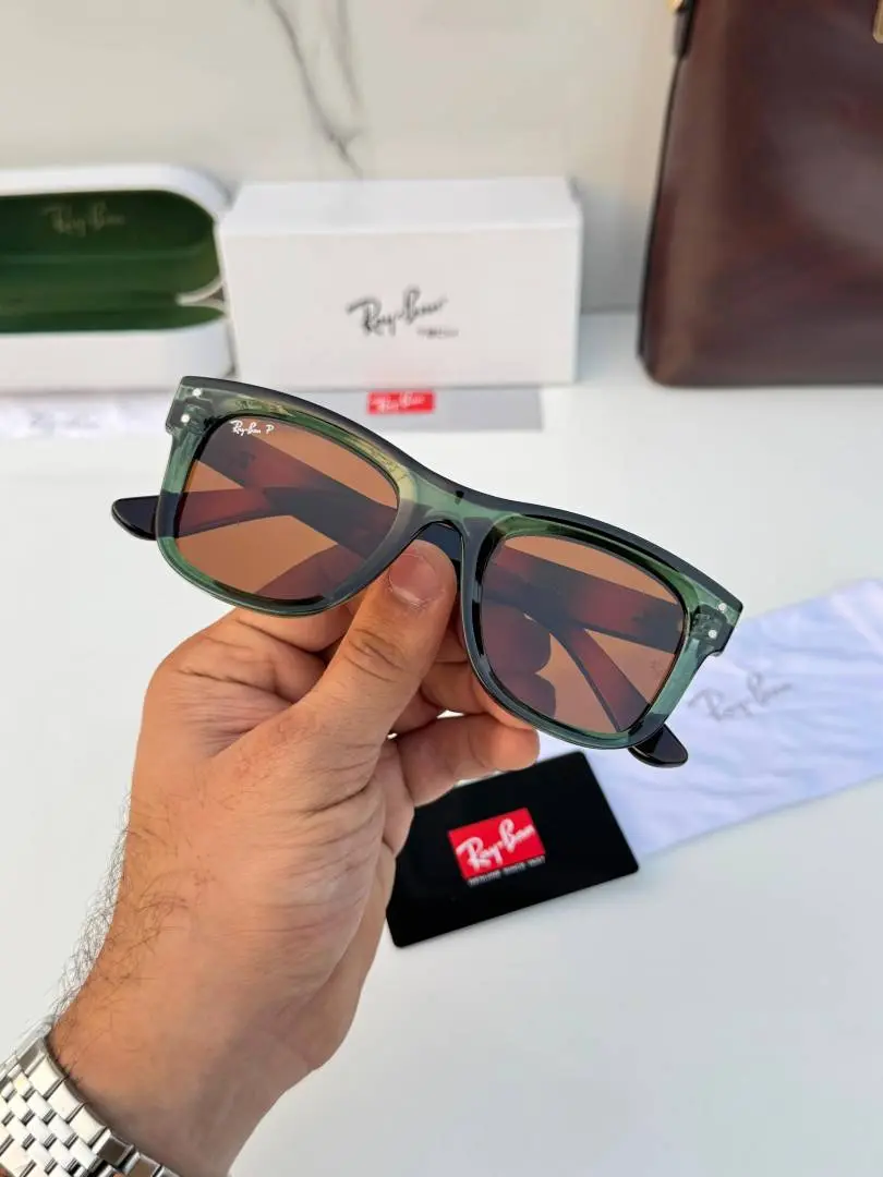 Ray-Ban 0502 olive tiger brown - Image 5