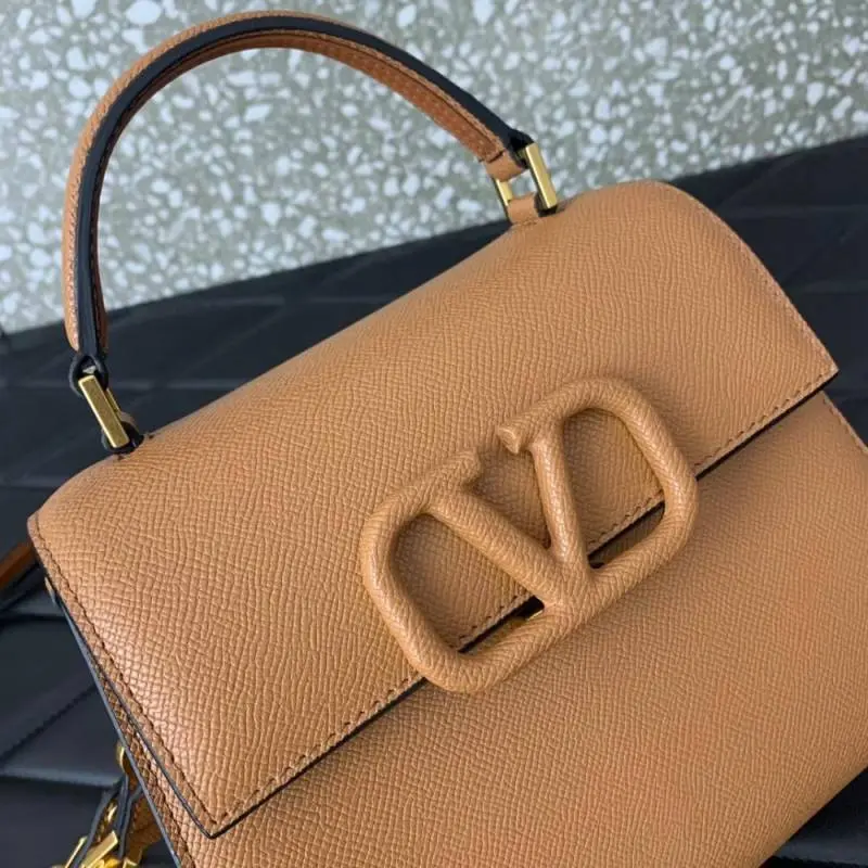 Valentynoo Tan-Brown VSling TopHandle ShoulderBag With DustCoverhut - Image 12