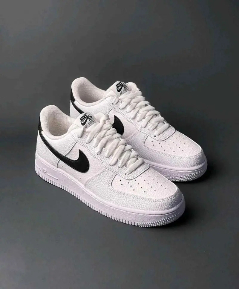 Nike Airforce 1 Low White Black - Image 3