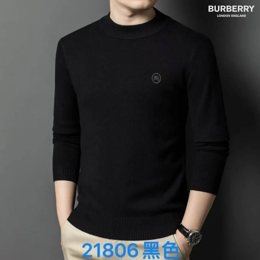 Burberry Chest Logo Sweatshirt Black