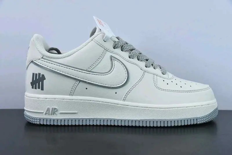 Undefeated x Nikkee Air Force 1 07 Low Cream Light Grey - Image 4