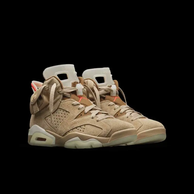 Travis Scott x Air Jordan 6 AJ6 - British Khaki - Image 6