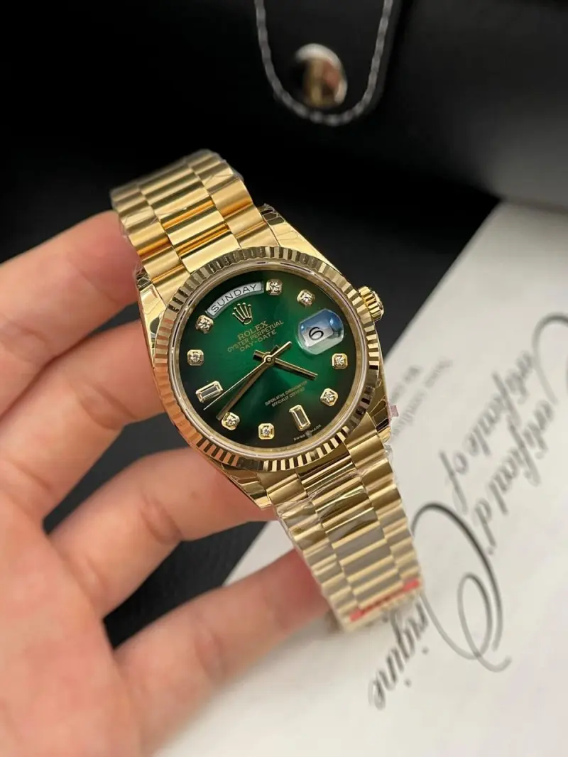Rolex Oyster perpetual Day Date Yellow-Gold Z-R Quality - Image 3