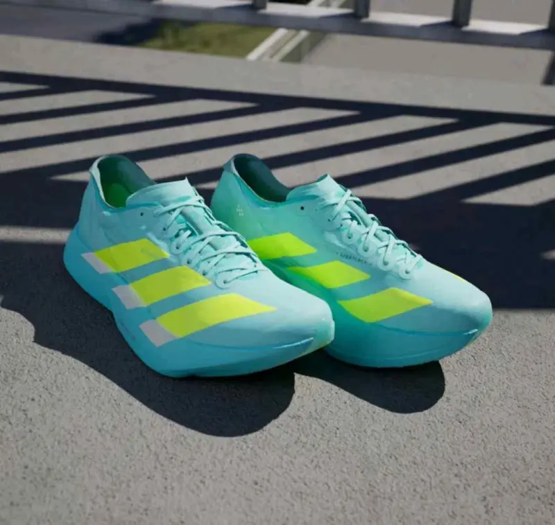 Adidas Adizero Adios Pro 4 Flash Aqua Lucid Lemon - Image 4