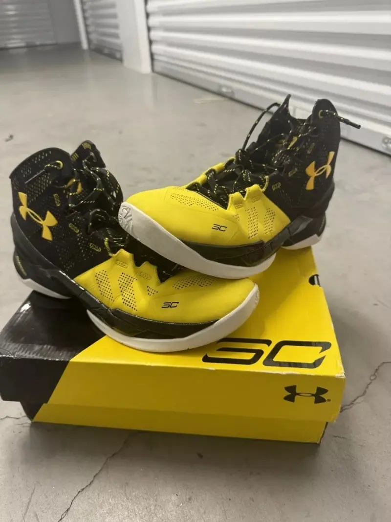 Under Armor Curry 2 Black Taxi Yellow - Image 5