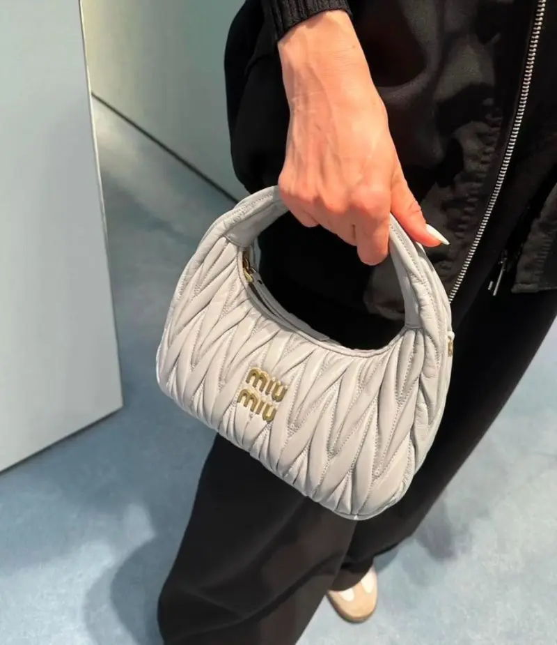 Miu Miu Matelasse Hobo Bag With Original Box Packing - Image 5