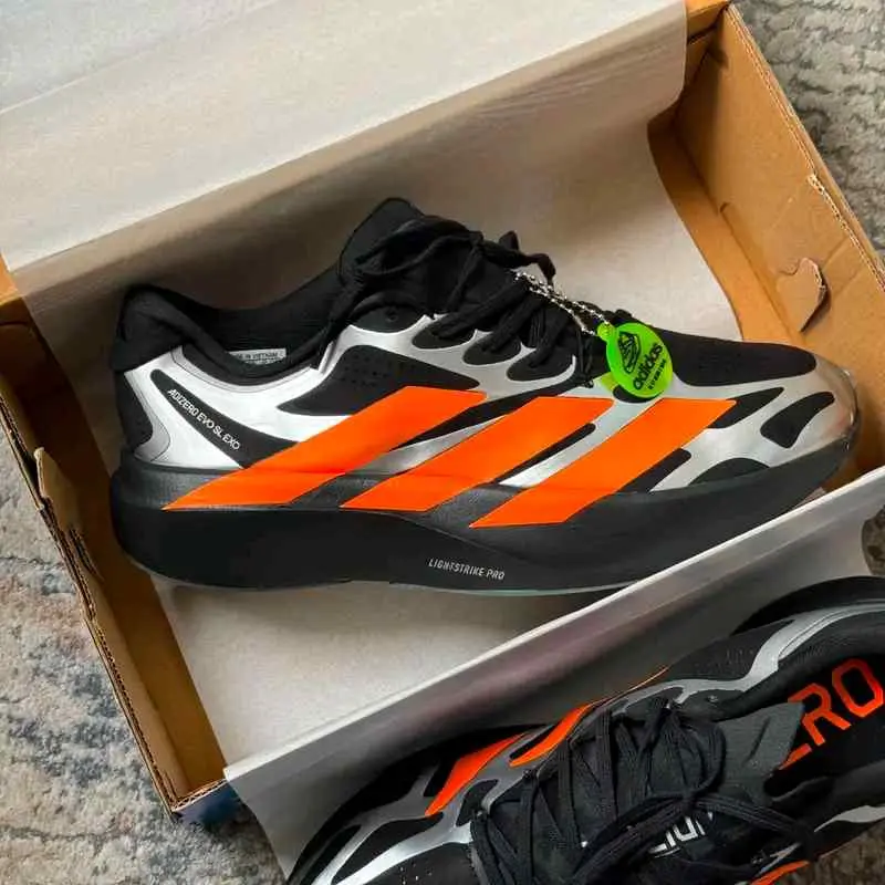 Adidas Adizero EVO SL EXO Carbon Lucid Orange - Image 3