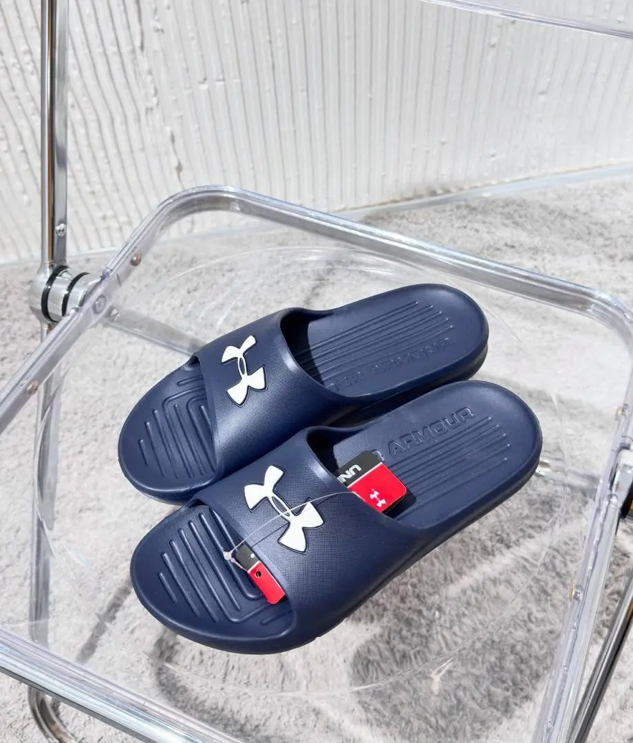 Under Armor Core PTH Navy Blue Slides