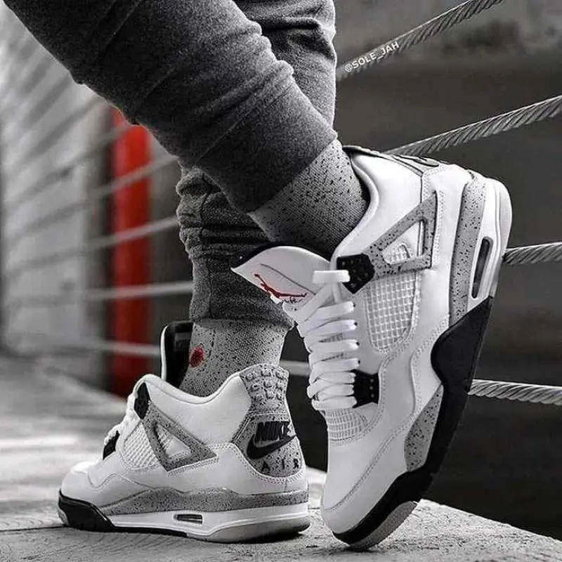 Air Jorda.n Retro 4 White Cement - Image 7