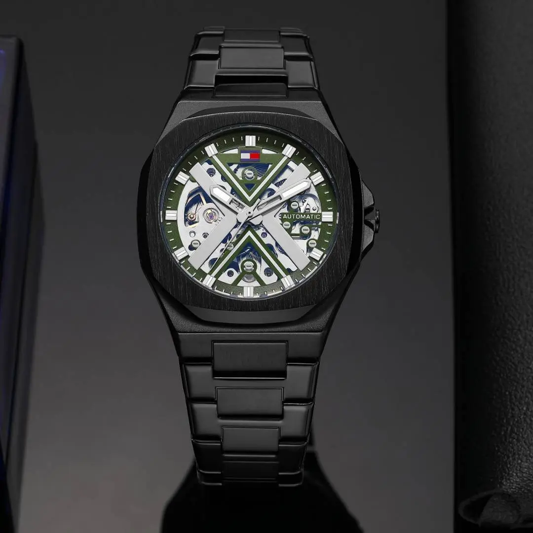 Tommy Hilfigar Automatic BlackGreen 032