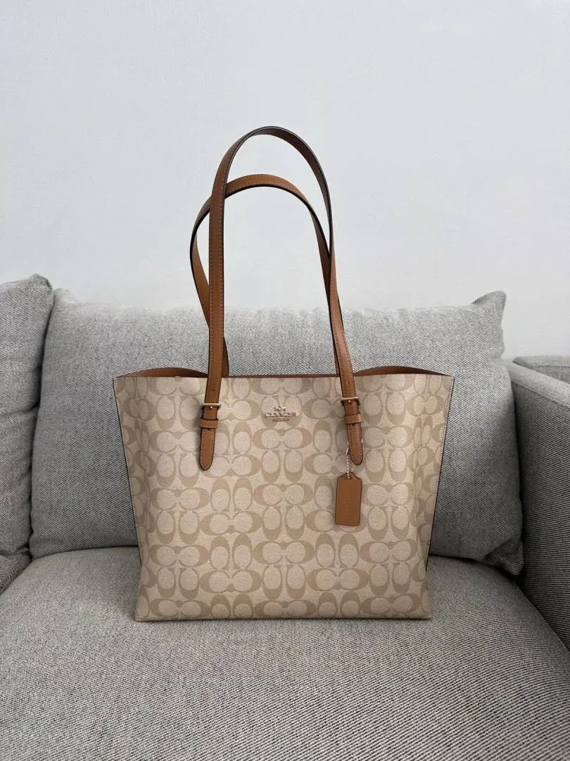 Coach Mollie Large Ap-Tan Tote With OriginalBox Packing - Image 4