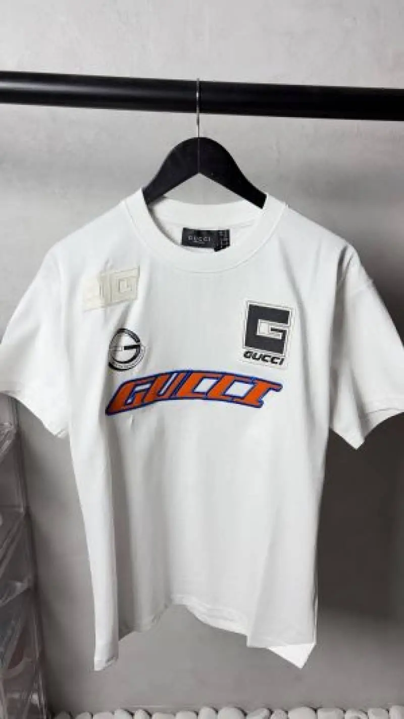 Gucci Premium Logo Patch T-Shirt 1299 Sale Offer VS1000 - Image 4