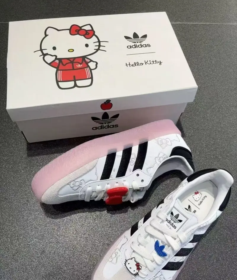Adidas hello kitty x samba white black clear pink w - Image 8