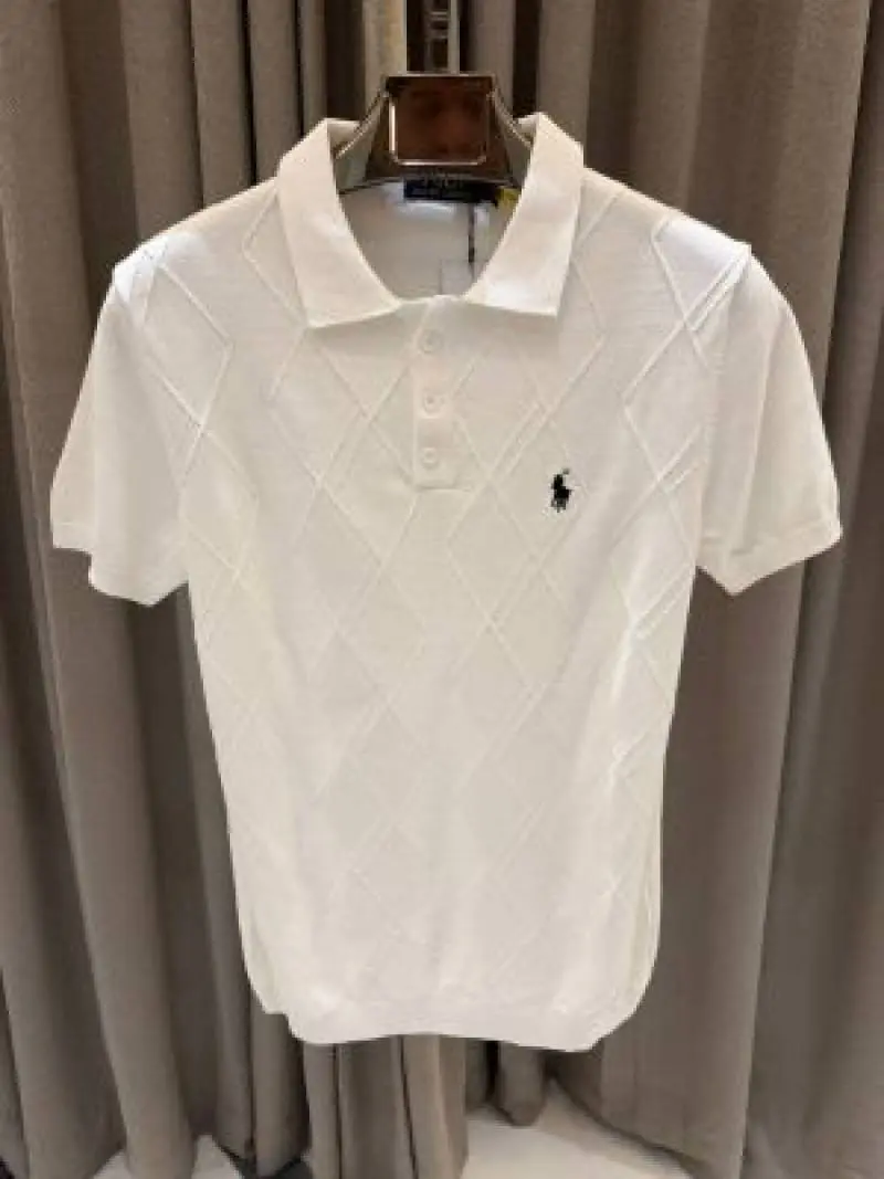 No return Ralf Lauren Chest Logo Polo T-shirt White