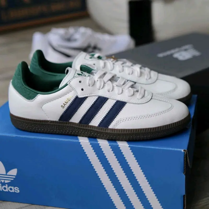 Adidas Samba OG WhiteCollegiate Green - Image 3