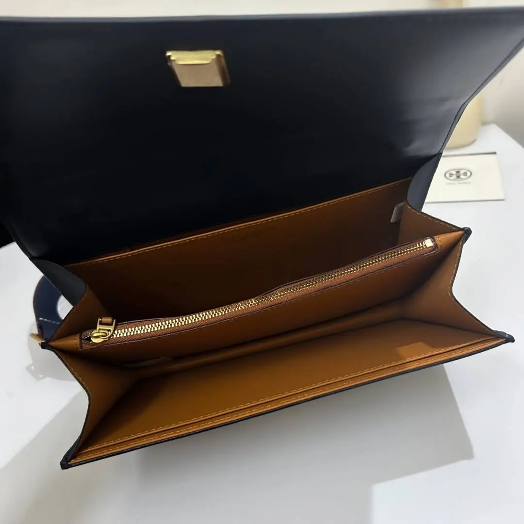 Tori Burch T Monogram Jacquard Highend ShoulderBag With OriginalPacking - Image 7