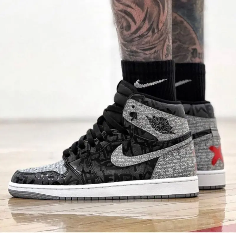 Air Jordan 1 High Rebillionaire With OG Box Heavy Quality - Image 4