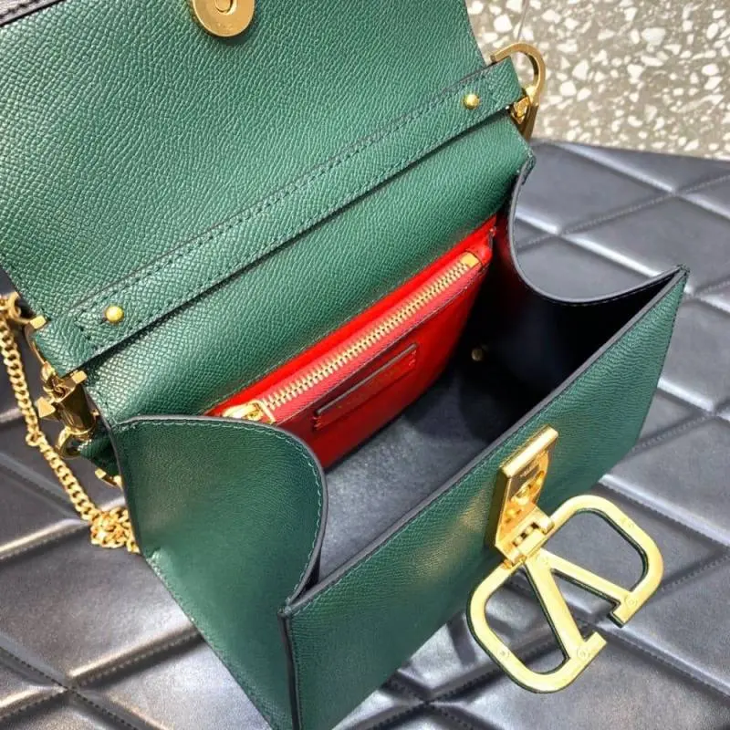 Valentinnoo Green VSling TopHandle ShoulderBag With duscovero - Image 13