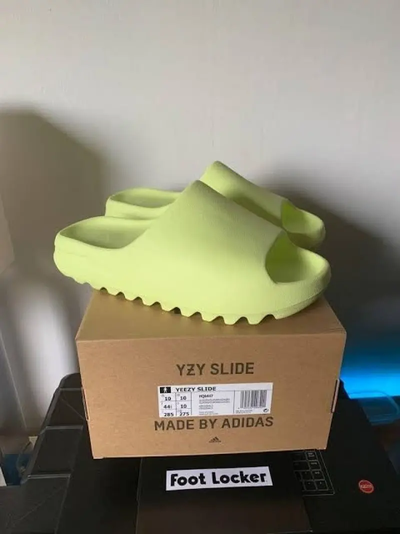 Adidas Yeezy Slide Green Glow UA Quality For Men s - Image 10