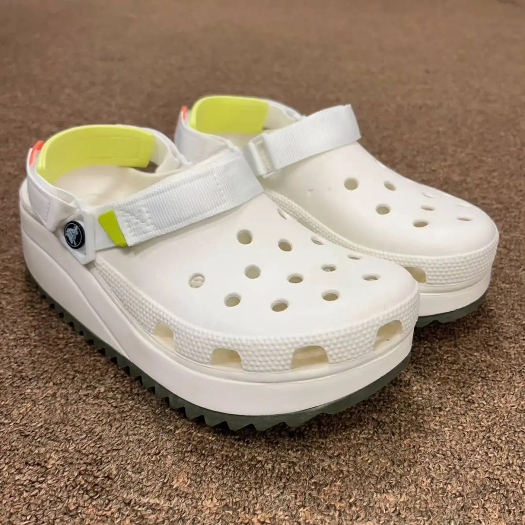 Crocs Classic Hiker Clogs White - Image 3