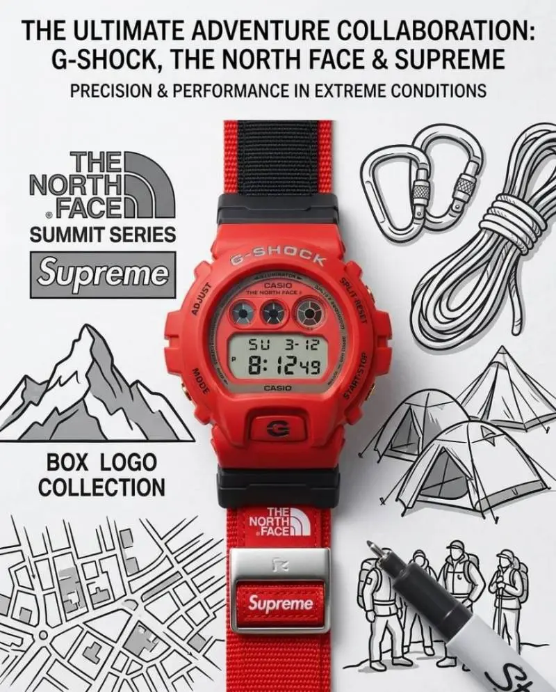Casio G-Shock x Supreme x Special Edition Red