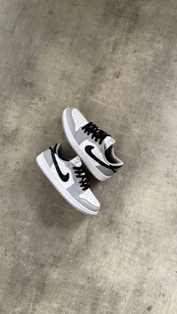 Nike Air Jordan 1 Low Barons Smoke Gray - Image 6