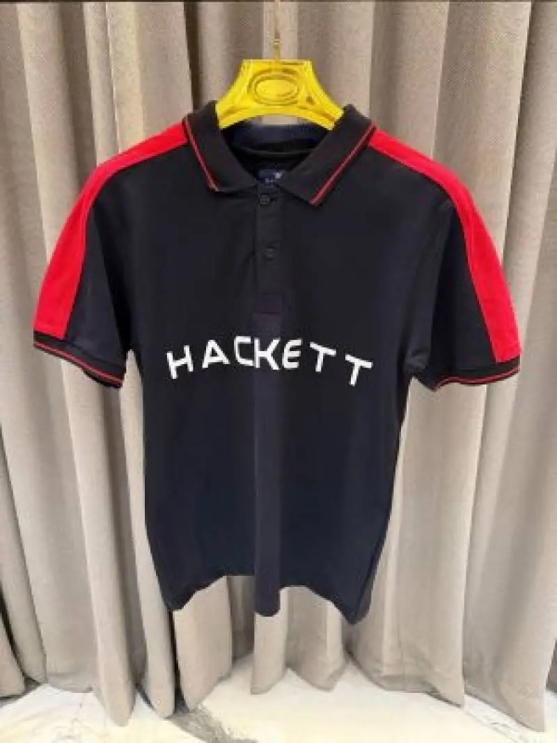 No return Hacke t imported Polo tshirt Black Red
